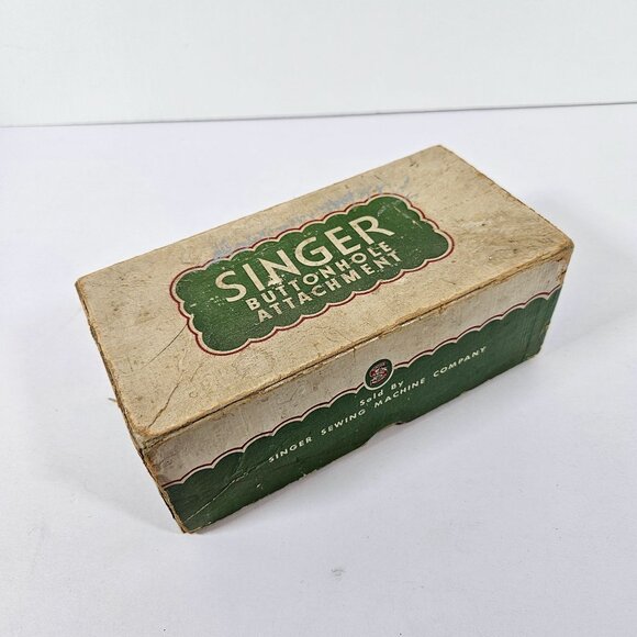 Singer USA Vintage Buttonhole Attachment 121795 Sewing Machine Accessory & Box - Picture 3 of 14